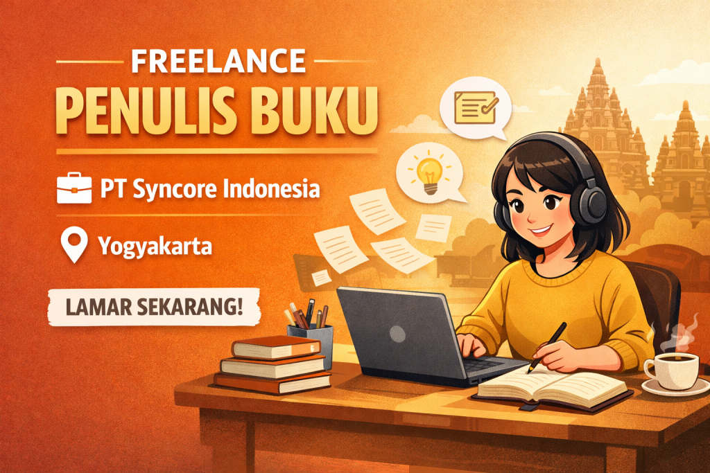 Freelance Penulis Buku PT Syncore Indonesia Yogyakarta